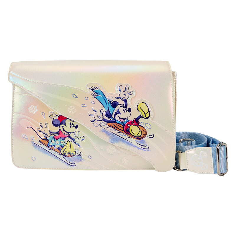 Bandolera Winter Wonderland Mickey and Friends Disney Loungefly (imagen 2 de 5)