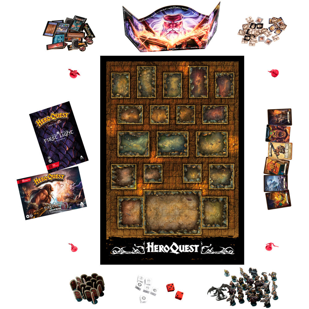 Hasbro Juego mesa First Light Hero Quest español (imagen 7 de 10)