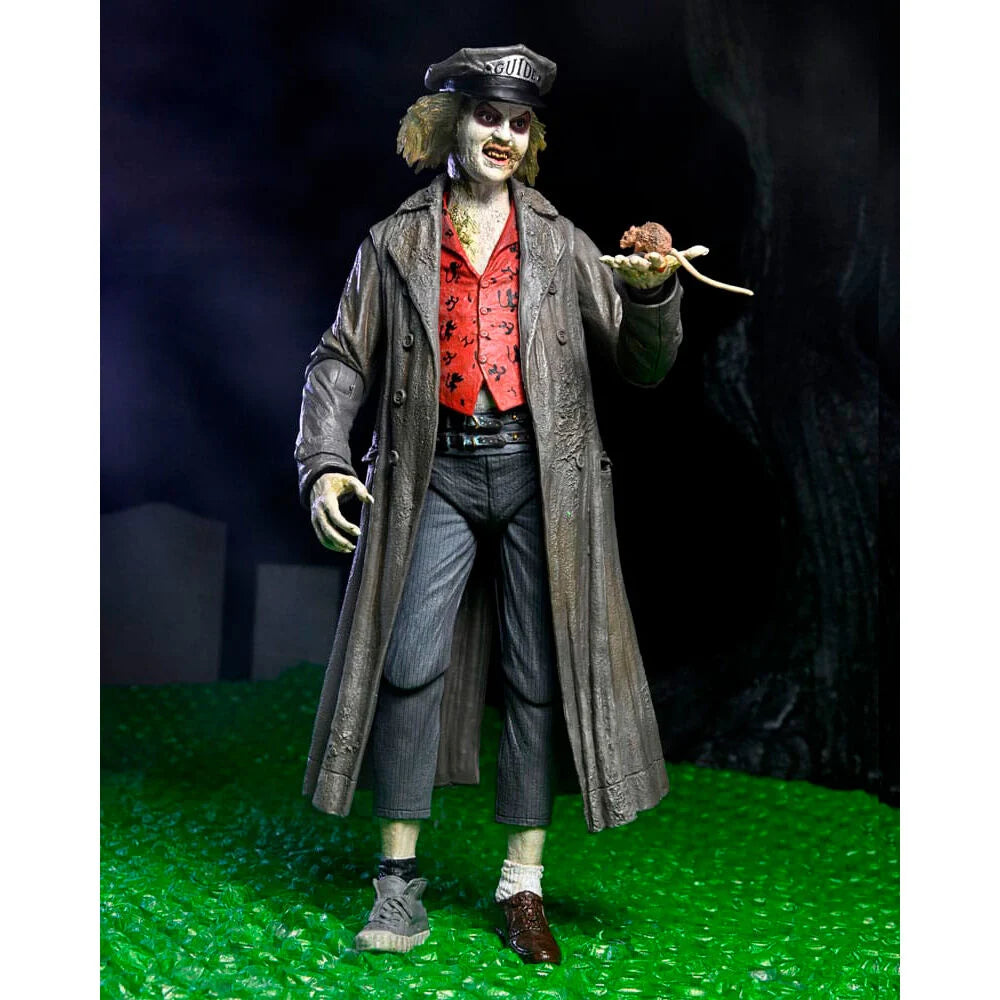 Neca Figura Ultimate Beetlejuice: Tour Guide The Bio-Exorcist Beetlejuice 1988 18cm (imagen 8 de 9)