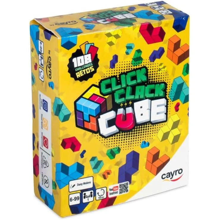 Juego de Habilidad Click Clack Cube Cayro Rompecabezas