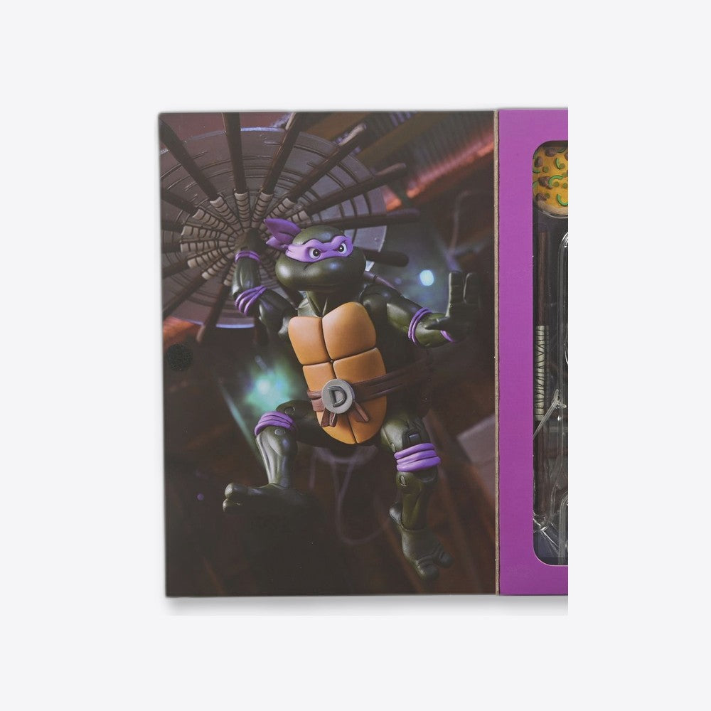 Figura neca teenage mutant ninja turtles cartoon ultimate donatello vhs scale action 18cm (imagen 3 de 6)