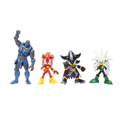 Jakks Pacific Blister 4 figuras Sonic The Hedgehog DC Comics 12cm (imagen 2 de 6)