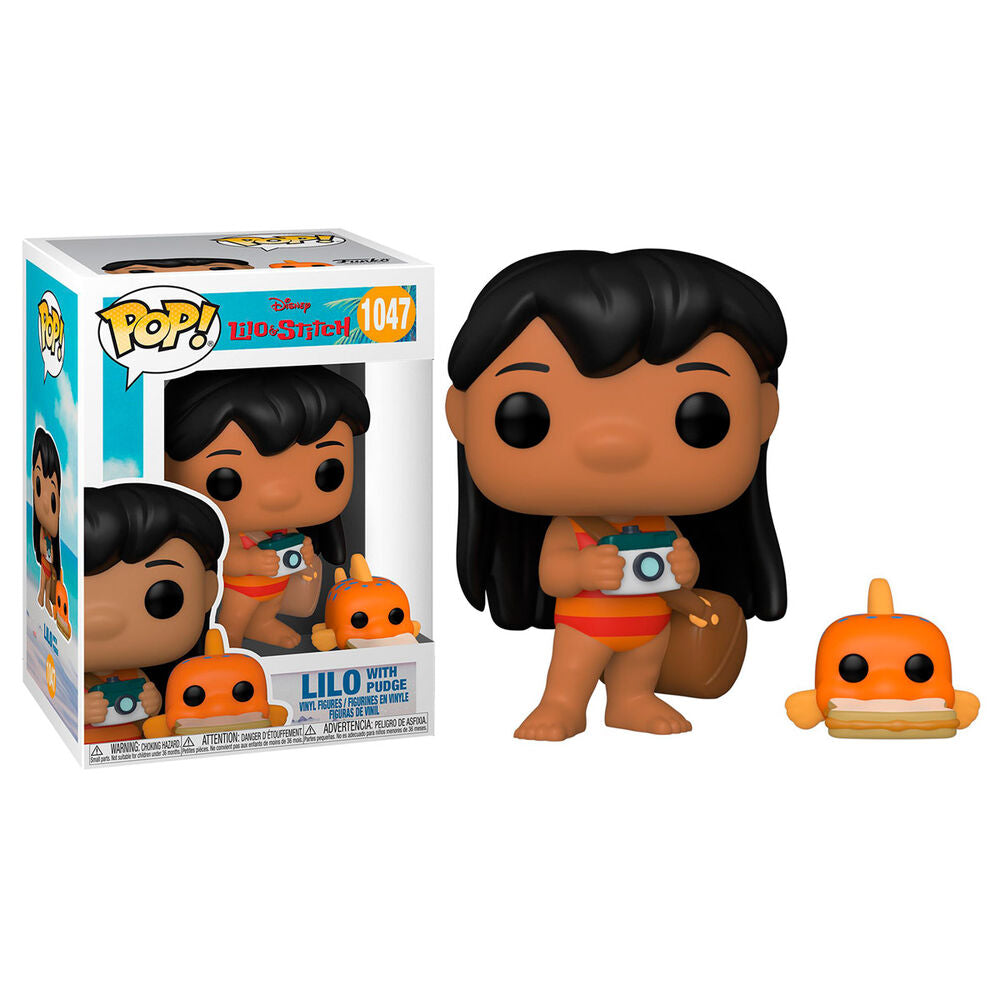 Lilo & Stitch Lilo with Pudge - Pop Vinyls | Disney