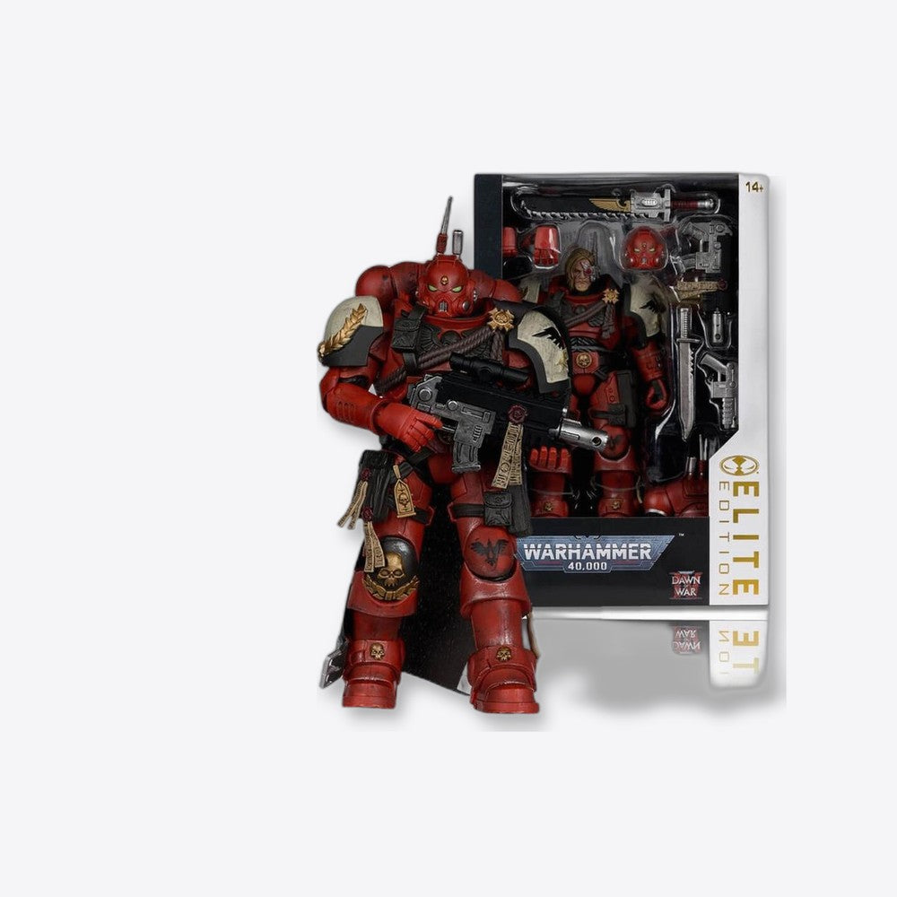Figura mcfarlane toys warhammer 40k dawn of war 4 captain cyrus elite edition 18cm (imagen 4 de 6)