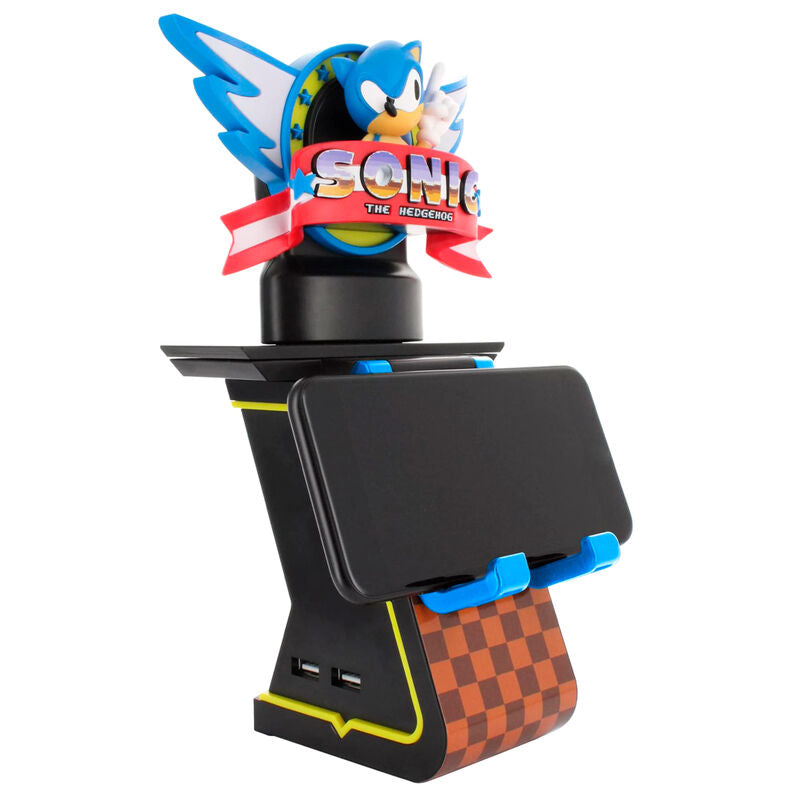 Exquisite Gaming Cable Guy Ikon soporte sujecion Classic Sonic - Sonic The Hedgehog 20cm (imagen 8 de 10)