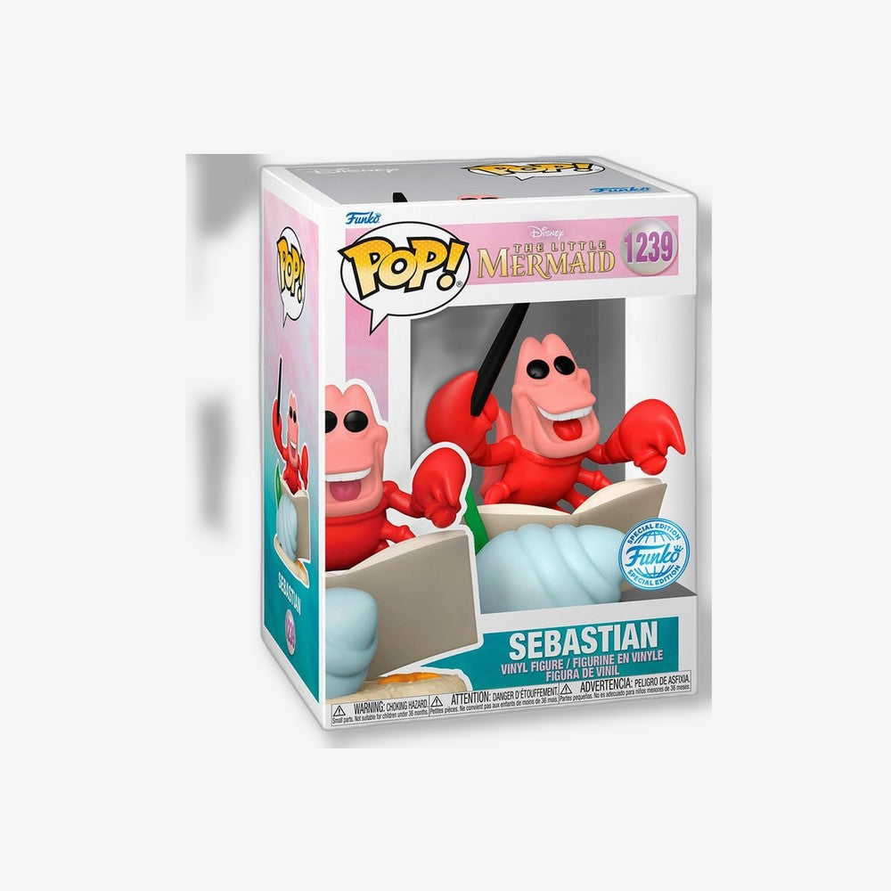 Funko Figura POP Disney La Sirenita Sebastian Exclusive (imagen 3 de 6)