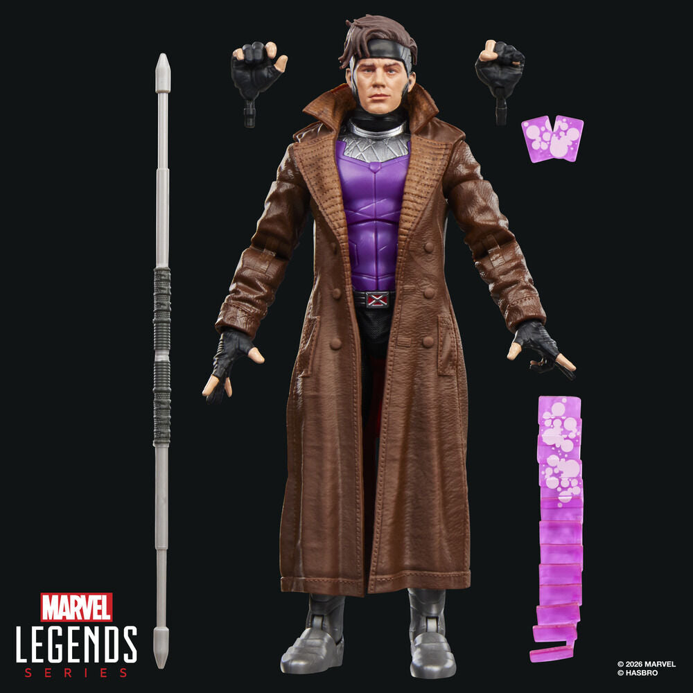 Hasbro Figura Gambit Avengers Doomsday Marvel Legends Series 15cm (imagen 6 de 10)