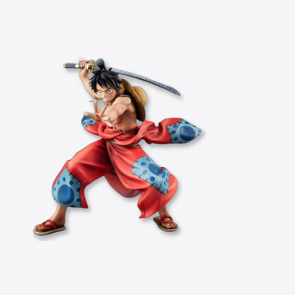 Figura megahouse one piece p.o.p statue warriors alliance luffy taro (imagen 6 de 6)