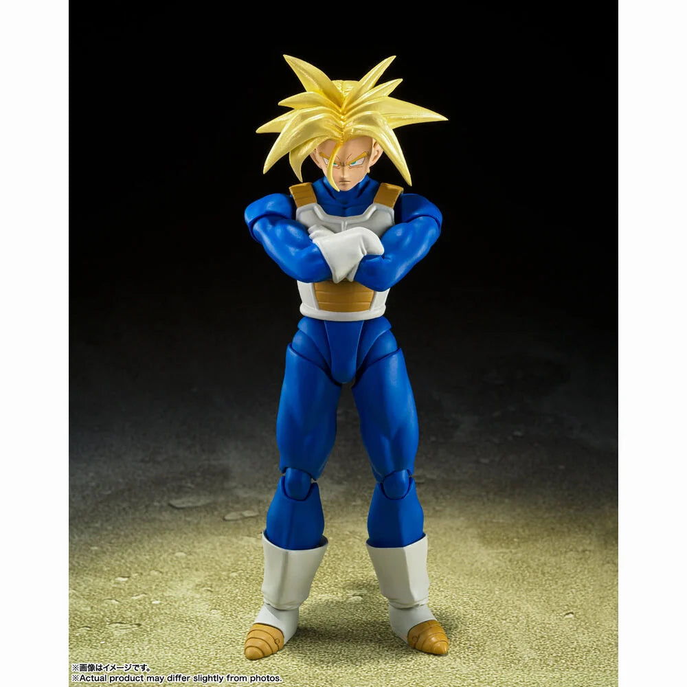 Tamashii Nations Figura S.H. Figuarts Super Saiyan Trunks Infinite Latent Super Power Dragon Ball Z 14cm (imagen 2 de 6)