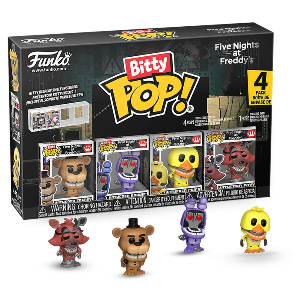 FNAF Bitty POP Blister 4 Figuras Funko Colección