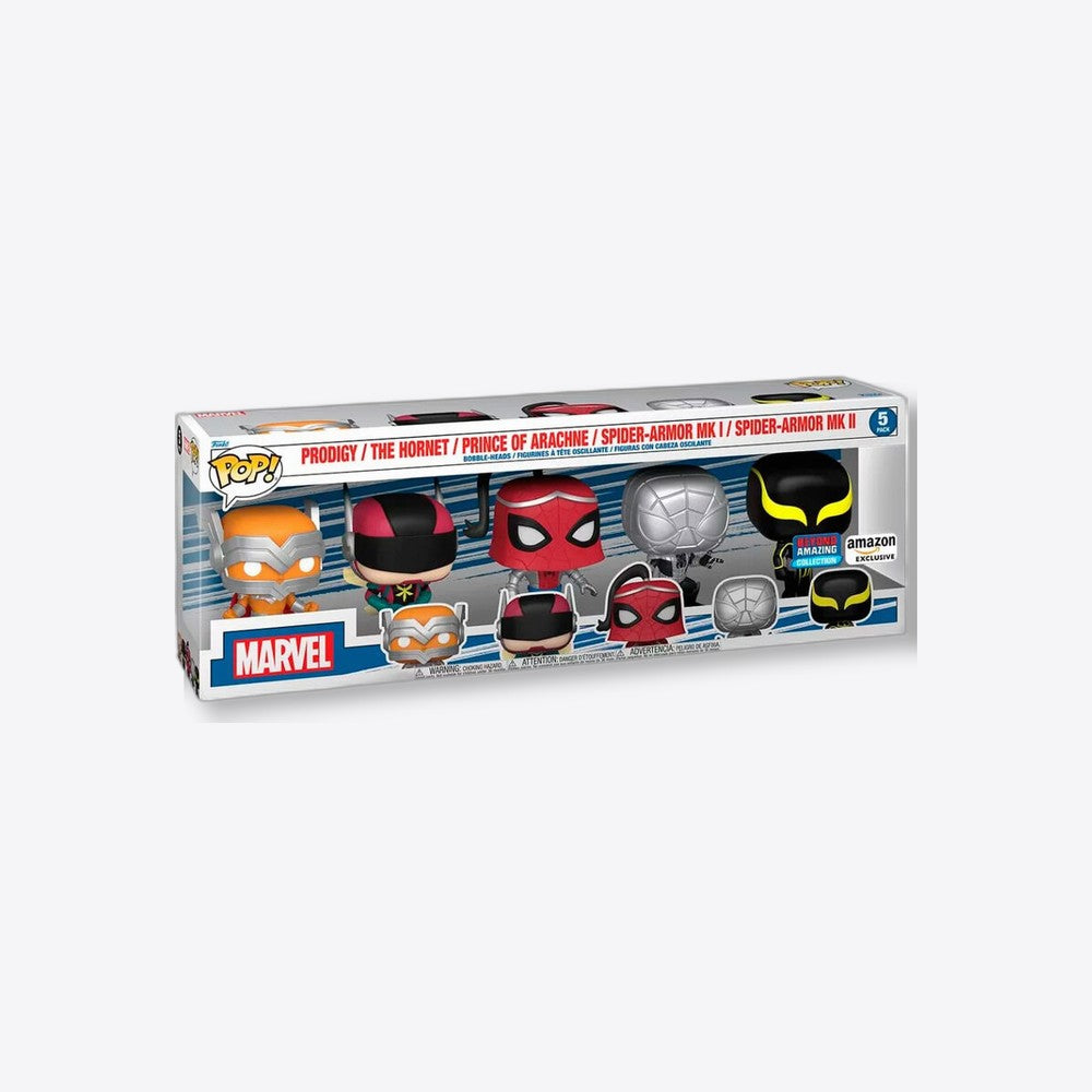 Funko Blister 5 figuras POP Marvel Spiderman Exclusive (imagen 3 de 6)