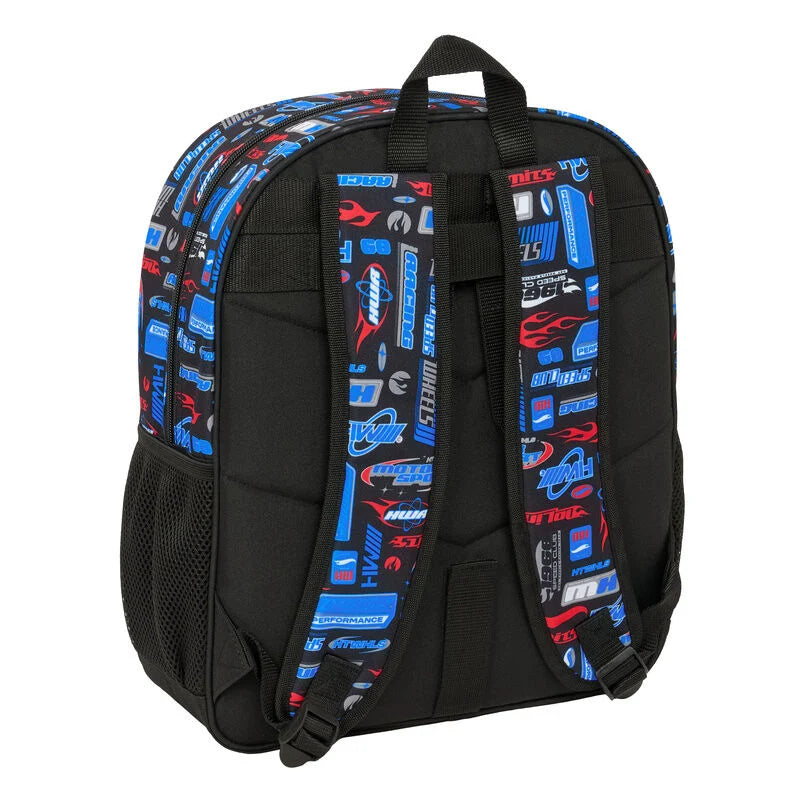 Safta Mochila Hot Wheels 38cm adaptable (imagen 2 de 6)