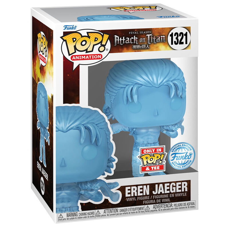 Funko Set figura POP & Tee Attack on Titan Eren Exclusive (imagen 2 de 5)