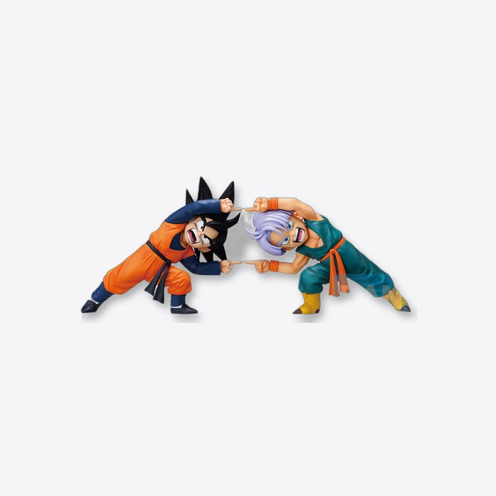 Banpresto Set 2 Figuras Ichibansho Masterlise Son Goten & Trunks Battle of Super Saiyan Dragon Ball Z 9cm