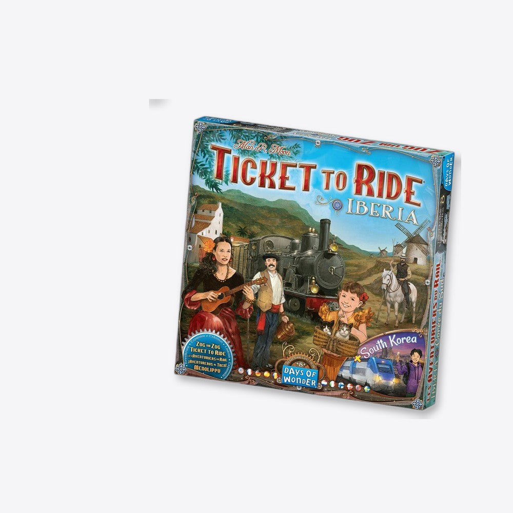 Asmodee Juego de mesa ¡aventureros al tren! iberia y corea del sur edad recomendada 8 años (imagen 4 de 6)