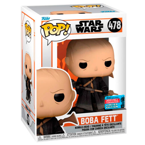 Figura POP Star Wars Boba Fett No Armor Exclusive - Pop Vinyls | Funko
