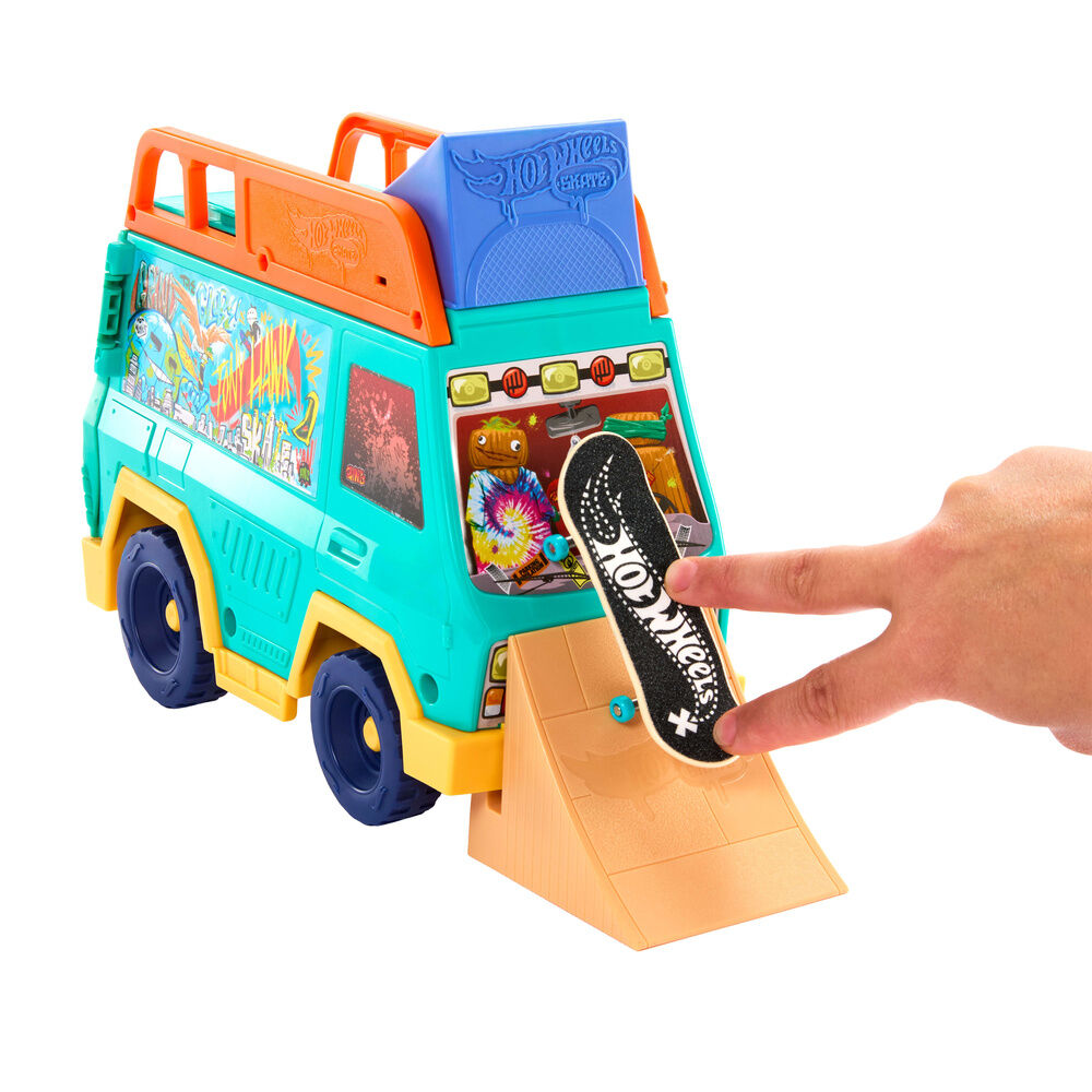 Mattel Playset Skate Van Hot Wheels (imagen 4 de 7)