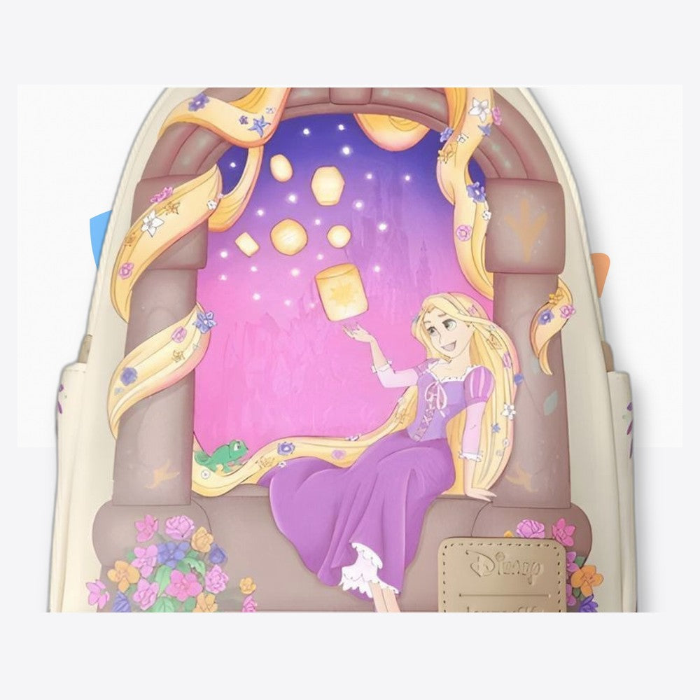 Lf | Lounfefly Mochila With Lanterns Scene Tangled Rapunzel Disney Loungefly 26cm (imagen 5 de 6)