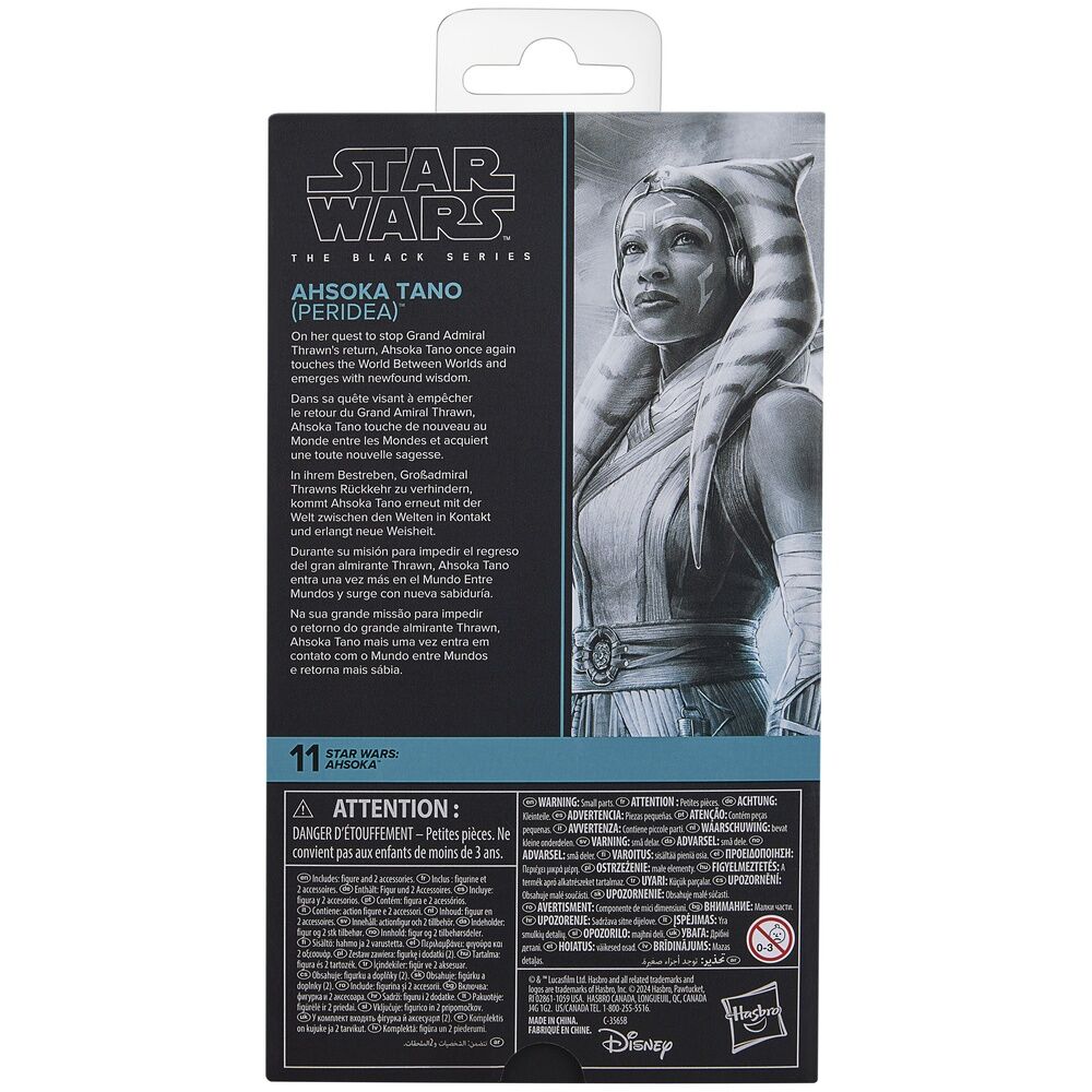 Hasbro Figura Ahsoka Tano Peridea Ahsoka Star Wars 15cm (imagen 8 de 10)