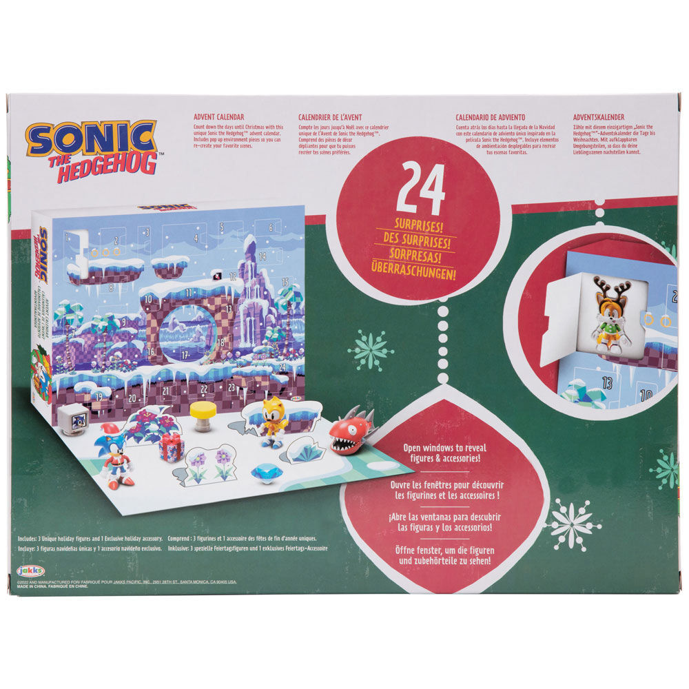 Jakks Pacific Calendario Adviento Sonic The Hedgehog (imagen 3 de 6)