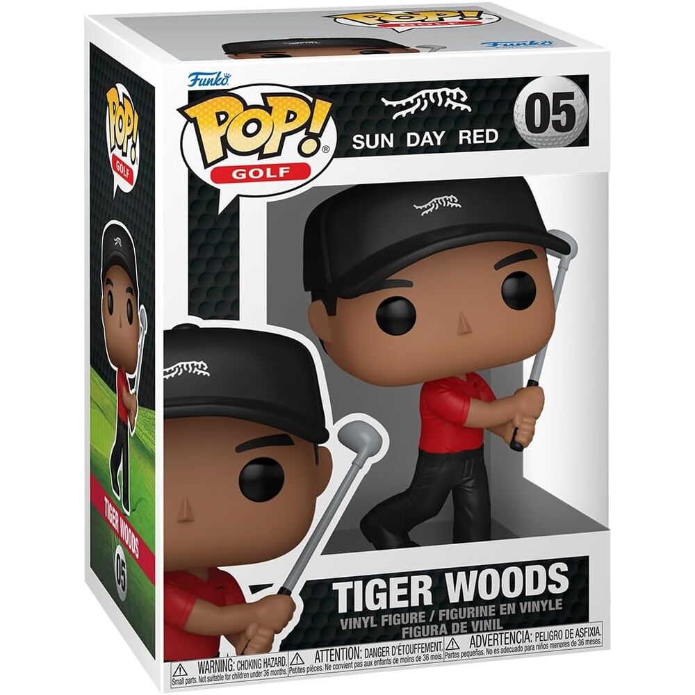 Red Tiger Woods - Figura POP | Golf Sun Day | Funko