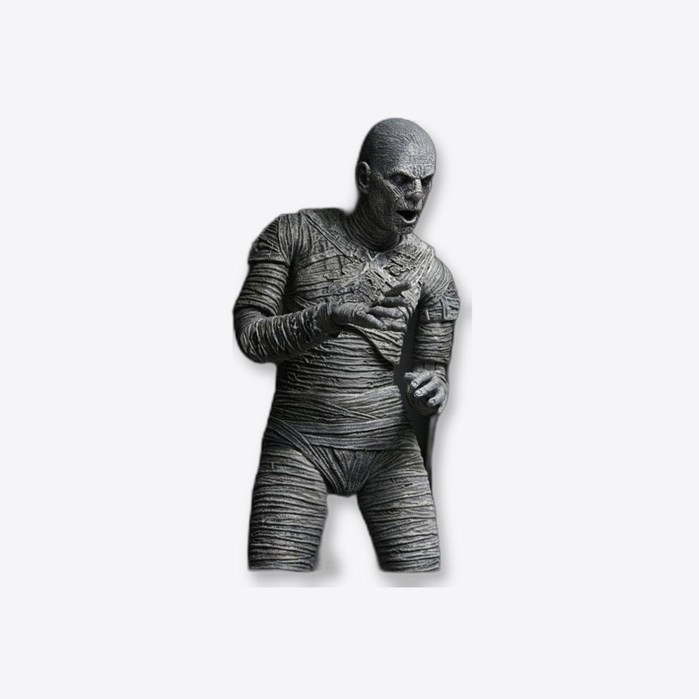 Figura neca ultimate mummy (black &white) 18 cm universal monsters scale action figure (imagen 2 de 6)