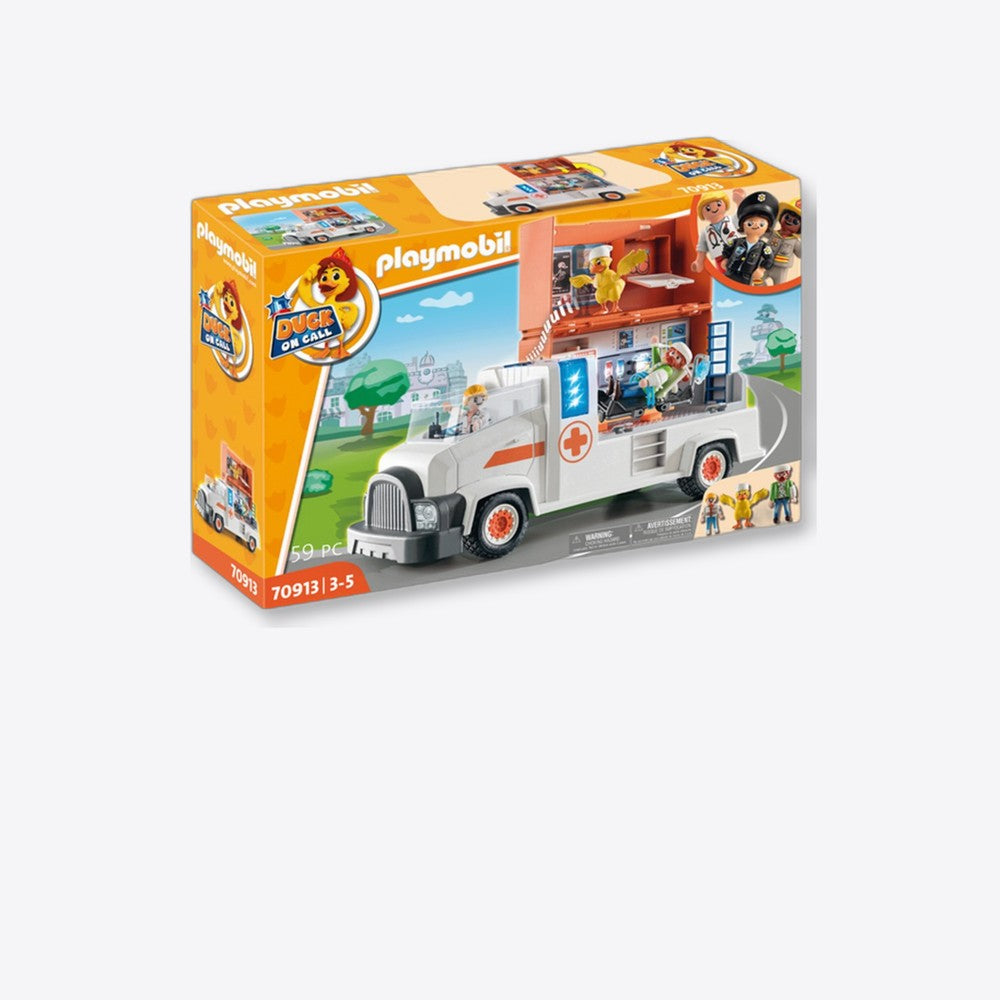 Playmobil duck on call camion ambulancia (imagen 6 de 6)