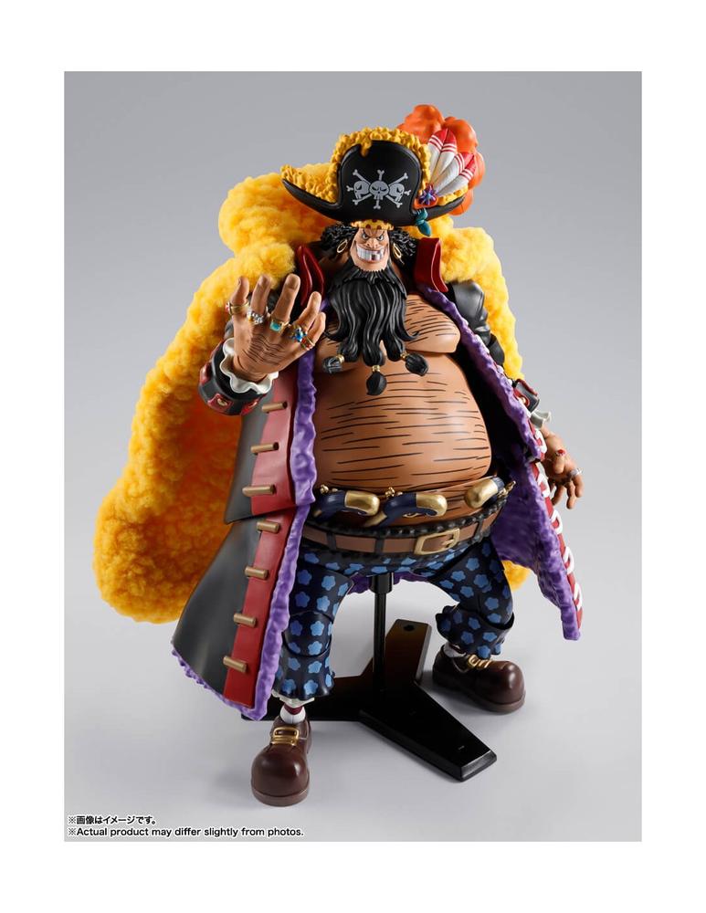 Figura tamashii nations one piece sh figuarts marshall d. teach four emperors 24.5cm