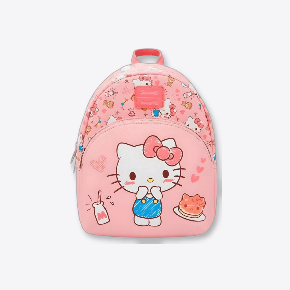 Lf | Lounfefly Mochila Tiny Chum & Treats Hello Kitty Loungefly 26cm (imagen 2 de 6)