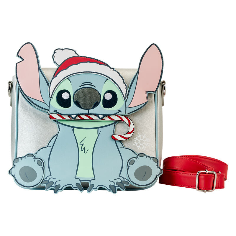 Bolso glitter Holiday Stitch Disney Loungefly (imagen 2 de 7)