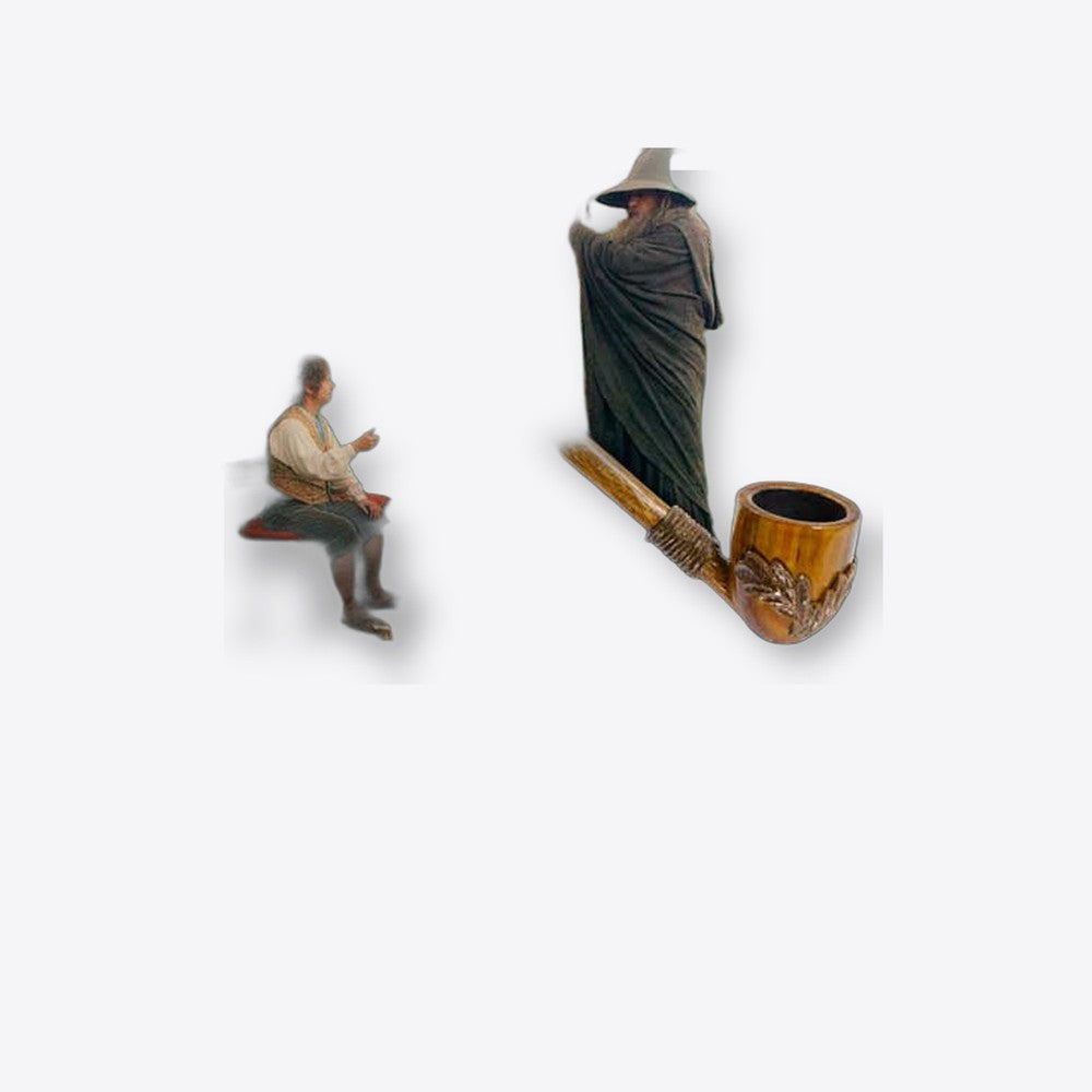 Replica the noble collection l hobbit pipa bilbo bolson de 23 cm (imagen 6 de 6)