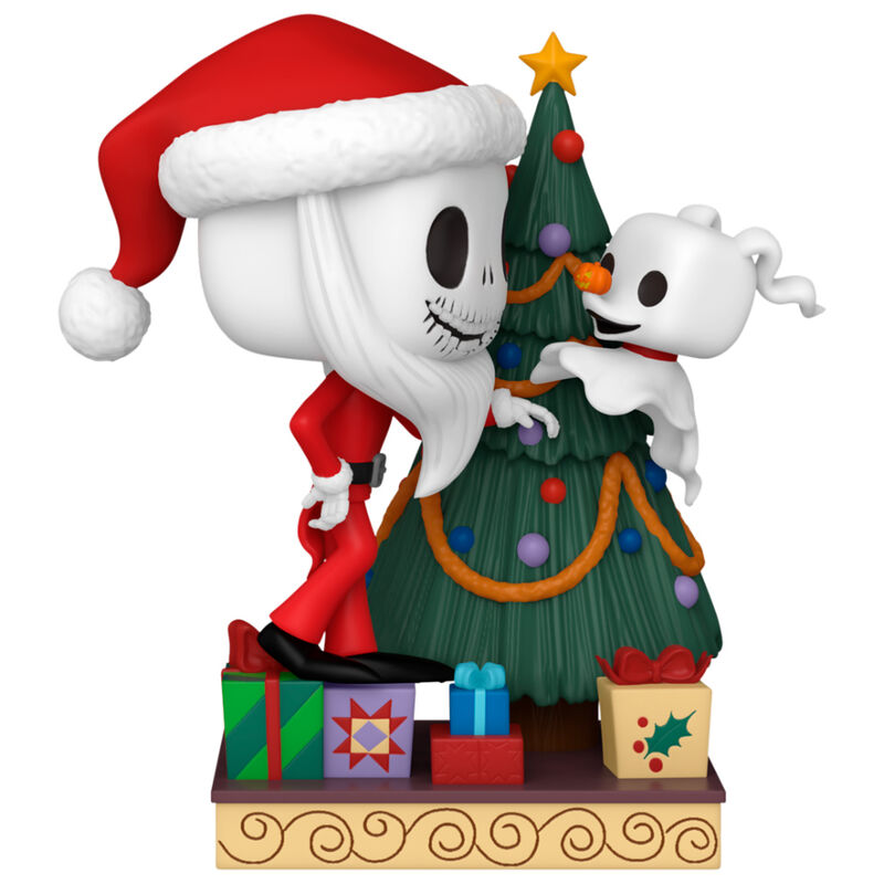 Funko Figura POP Deluxe Disney Pesadilla Antes de Navidad 30th Anniversary Jack Skellington and Zero
