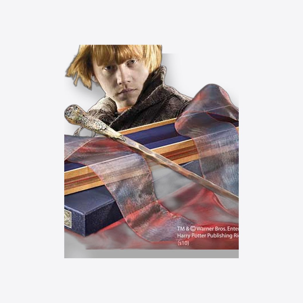 Replica the noble collection harry potter varita de ron weasley (imagen 5 de 6)