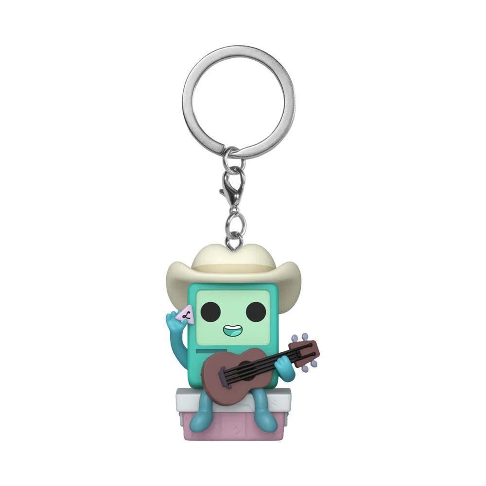 Llavero Pocket POP Adventure Time Cowboy BMO con guitarra - Funko | Adventure Time