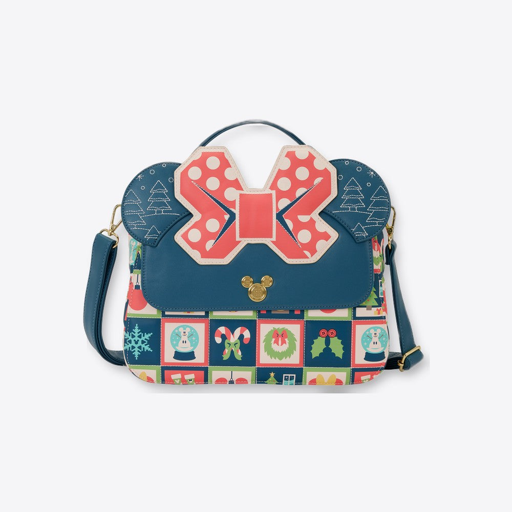 Bolso bandolera Mickey Holiday Disney Loungefly (imagen 5 de 6)