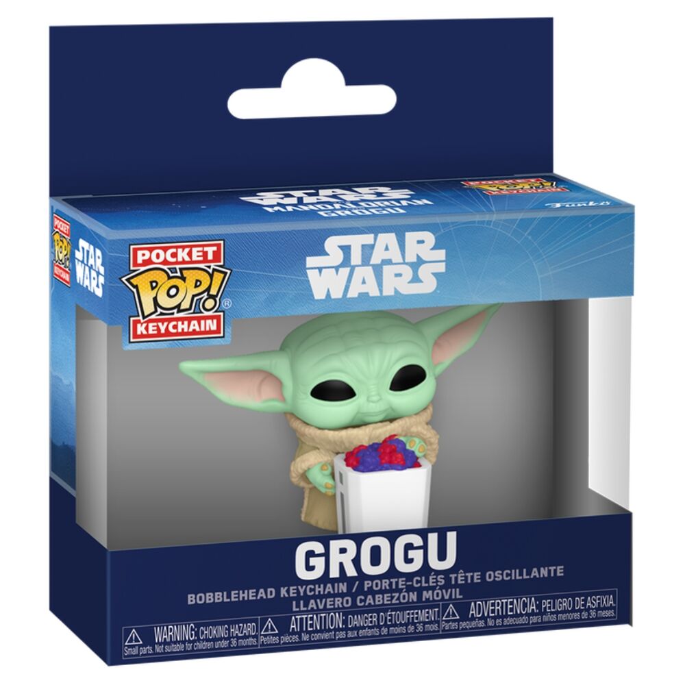 Star Wars Llavero Pocket POP Grogu Mandalorian Funko
