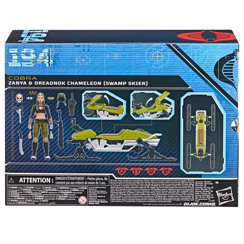 G.I. Joe Classified Figura Zanya Dreadnok Chameleon Cobra 15cm