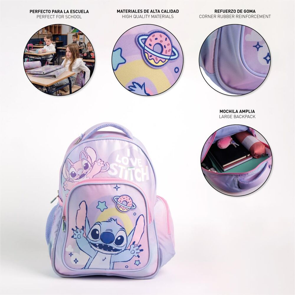 Cerdá Mochila Stitch Disney 42cm (imagen 3 de 5)