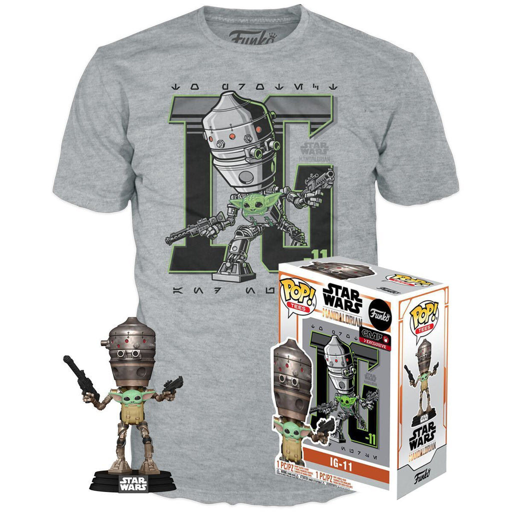Funko Set figura POP & Tee Star Wars IG-11 With the Child Exclusive M