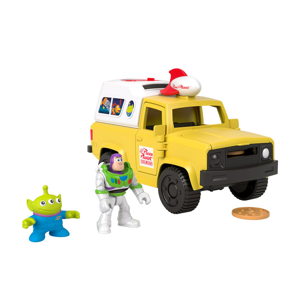 Fisher-Price Camion Pizza Planet + figuras Buzz Lightyear y Alien Toy Story Disney Pixar Imaginext (imagen 2 de 6)