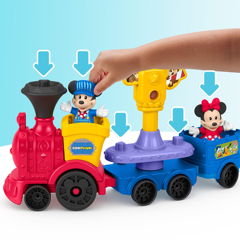 Fisher-Price Tren Musical Mickey Disney Little People Collector (imagen 4 de 5)
