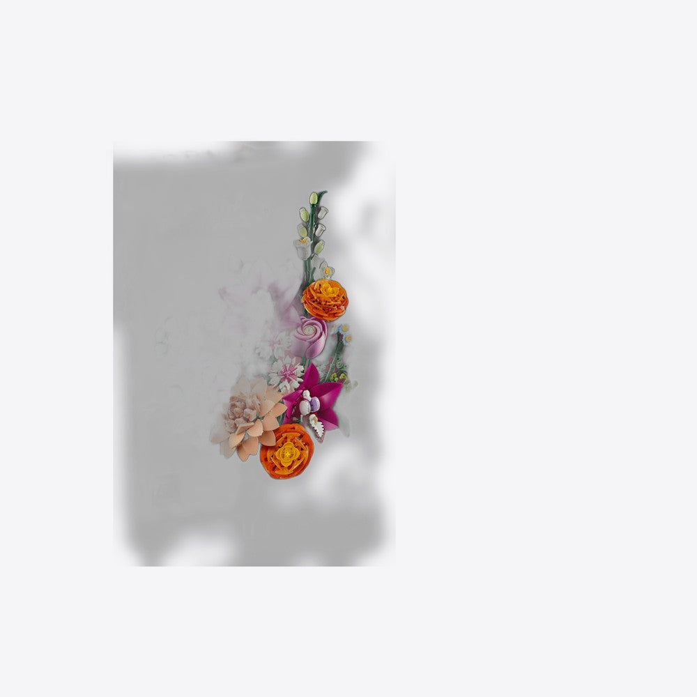 Lego ramo de flores fantasía en rosa (imagen 6 de 6)