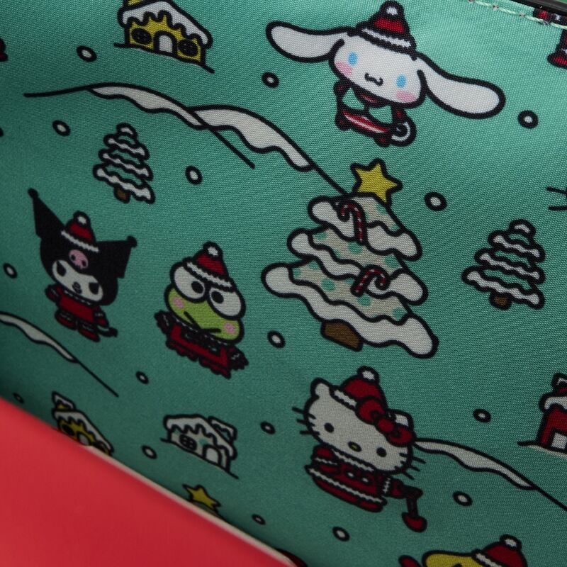 Bolso bandolera Christmas Hello Kitty Sanrio Loungefly (imagen 6 de 7)