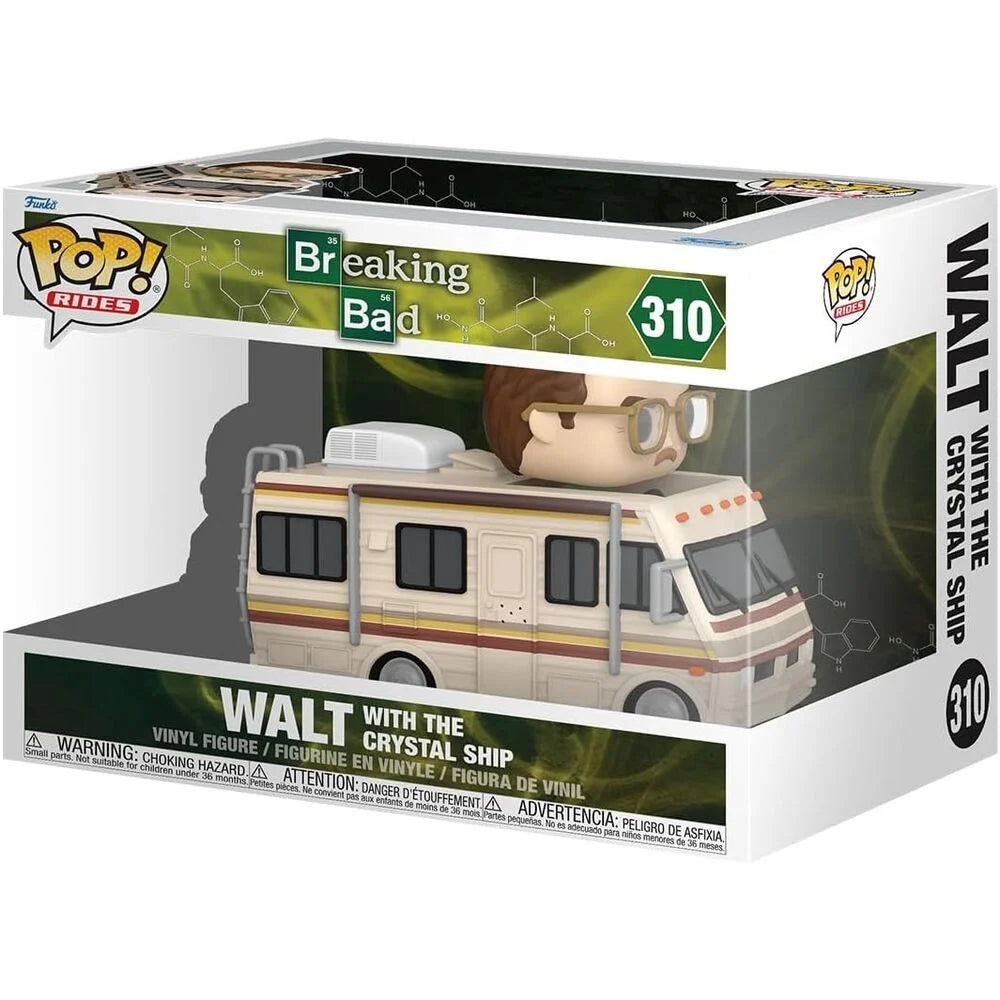 Funko Figura POP Rides Deluxe Breaking Bad Walt with The Crystal Ship
