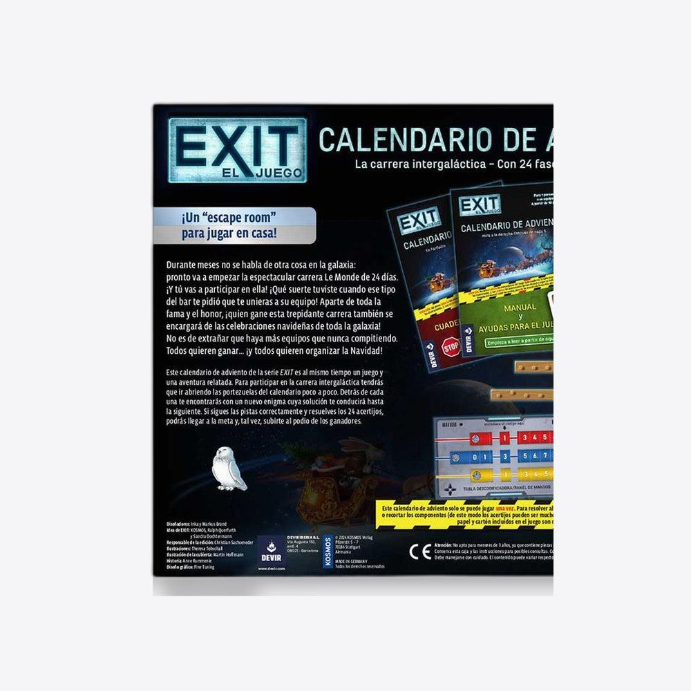 Devir Calendario de adviento exit la carrera intergalactica (imagen 3 de 6)