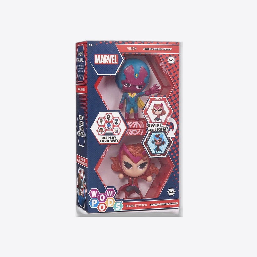 Wow Stuff - Wow Pods Set Figuras led WOW! POD Vision + Scarlet Marvel (imagen 6 de 6)
