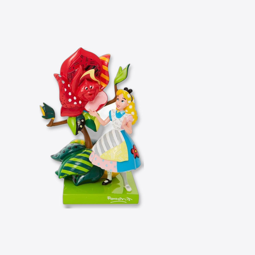 Figura enesco disney alicia en el pais de las maravillas alicia hablando con la rosa (imagen 6 de 6)