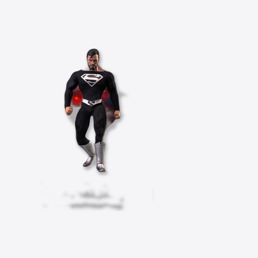 Desconocido Figura beast kingdom dc comics superman dynamic8h traje negro especial (imagen 6 de 6)