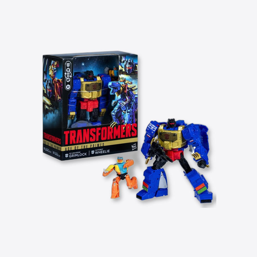 Figura hasbro transformers age of the primes g2 universe grimlock autobot wheelie (imagen 2 de 6)