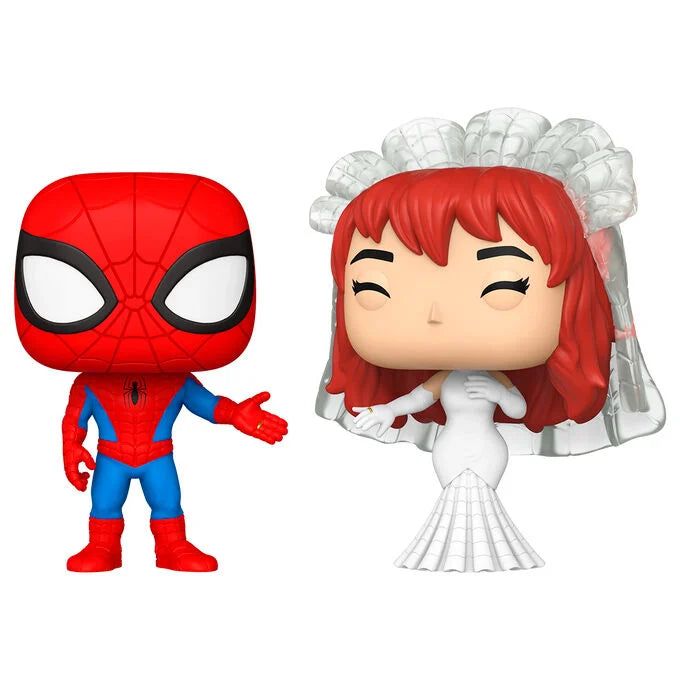 Funko Blister 2 figuras POP Marvel Spider-Man and MJ (imagen 2 de 3)